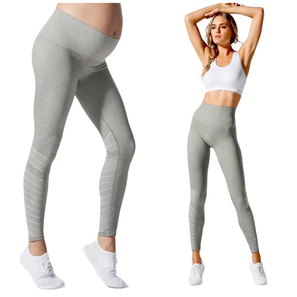 Blanqi Sport Support  Hipster Contour Leggings Grey Size Small